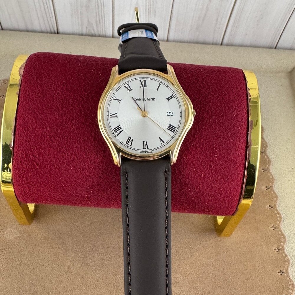 Vintage Daniel Mink designer Luxury watch, Swiss-made
